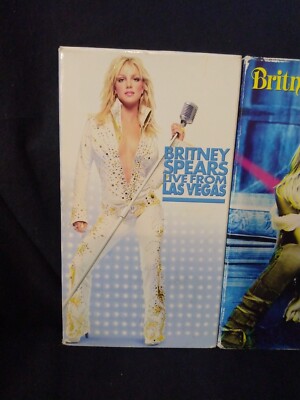 LOT Of 2 VHS Britney Spears Live from Las Vegas DREAM WITHIN A