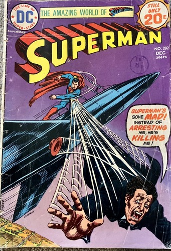 Superman #282, Dec 1974: First Lex Luthor 'super-costume'?