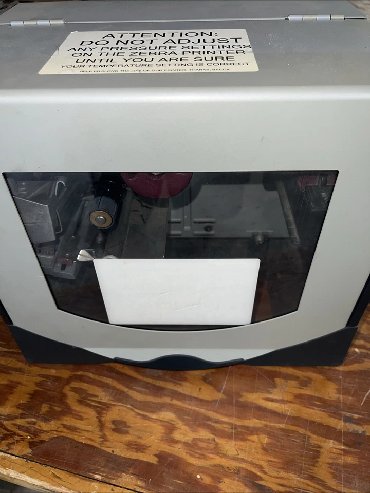 Zebra Z4M Plus Thermal Transfer Label Printer  Z4M00-3001-0030 (Parts/Repair) - Image 4 of 4