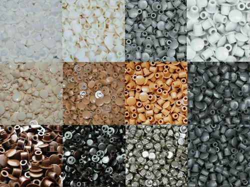 * Plastic Kitchen Hole Cover Caps for 5mm Holes CHOOSE COLOUR & PACK SIZE  +