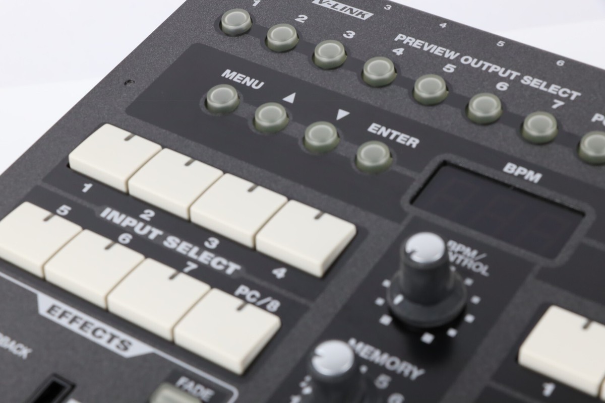 Roland Edirol V8 8 Channel Video Switcher Mixer 8 In 8 Out W