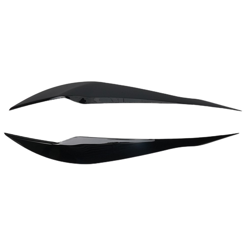Headlight Eyebrow Trim Car 1 Pair (Left Right) ABS Plastic Car Accessories