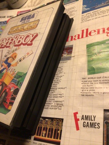 Paperboy Sega Master System. Boxed. PAL. Box + game - Picture 12 of 14