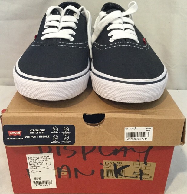 levi's shoes mens buck ct canvas