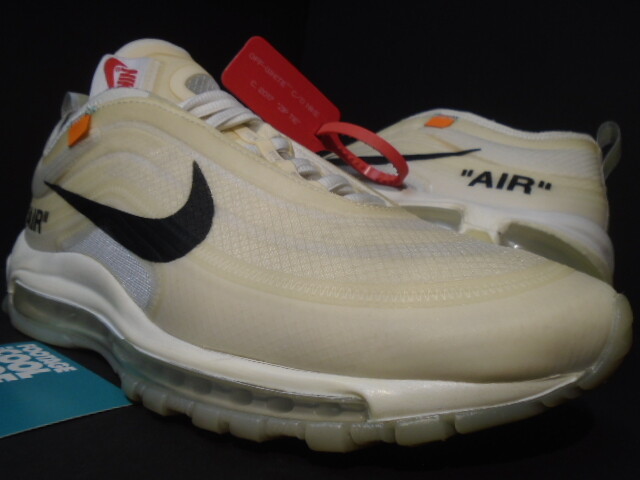 NIKE AIR MAX 97 OG THE 10: OFF-WHITE VIRGIL CONE BLUE SILVER BULLET AJ4585-100 9