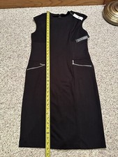 Black Dress NEW YORK & COMPANY NY&C Evening Cocktail Bodycon Women's Size Medium