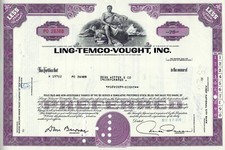 Ling - Temco -  Vought (LTV),  Inc., 1970 (78 Shares Preferred) - Dean Witter