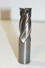 Brubaker 169440 HSS Acculead - 1" x 4 1/2" 4 Flute Carbide Square End Mill Lathe