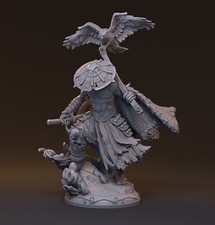 Japan Krieger Miniatur Ronin Fighter Owl Figu...