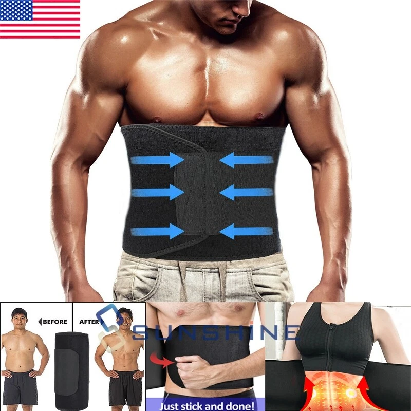 Waist Trimmer Belt Sweating Wrap Tummy Stomach Weight Loss Fat Burner  Slimming