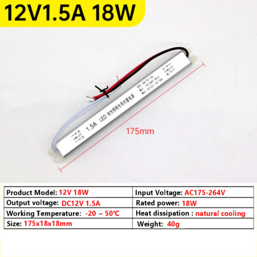 DC 12V 24V Lighting Transformer 18W - 500W Power Supply Driver for LED Strip - Picture 6 of 40