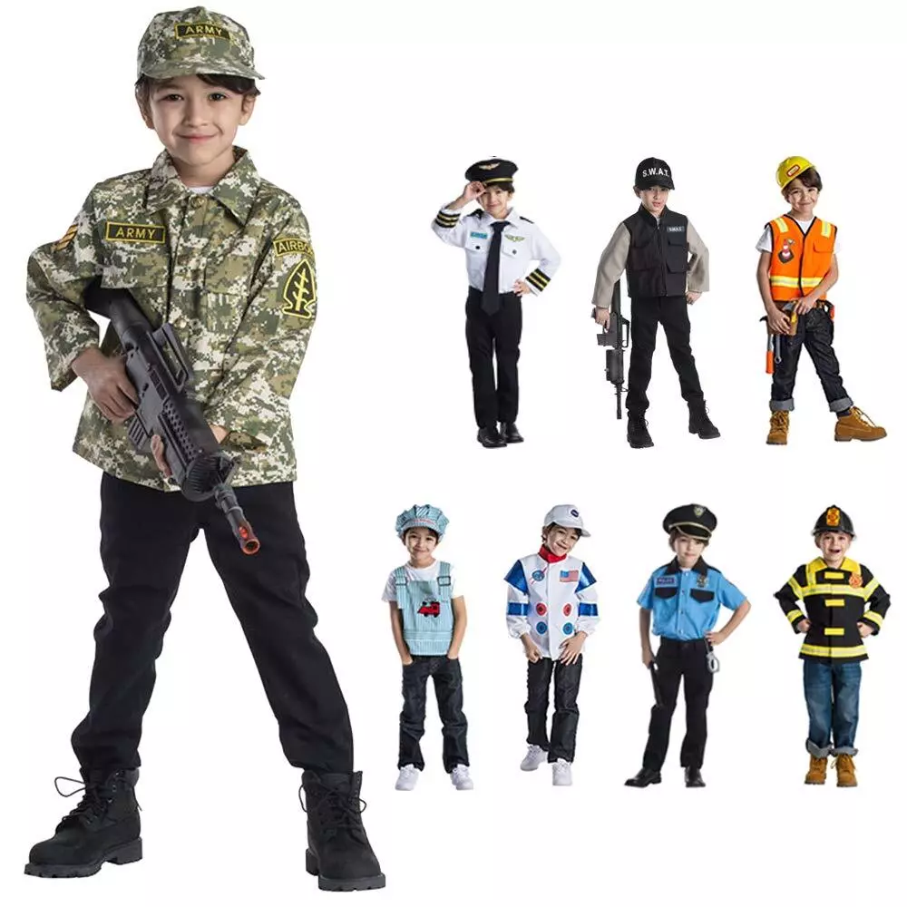 Dress Up America Police Officer Costume for Girls - Small