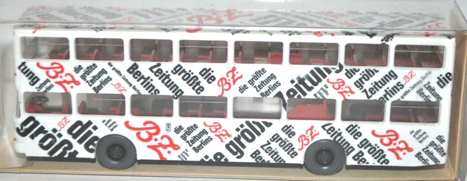 Autobús de doble cubierta Wiking 730 (730/17) MAN SD 200 ("BZ") - NUEVO con CAJA Foto 3 de 4