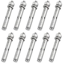 10 Pcs Stainless Steel Anchor Expansion Bolt Anchor Bolts Expanding Rawl Bolts