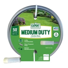 Expert Gardener® 50 ft Gray Medium Duty PVC Garden Hose