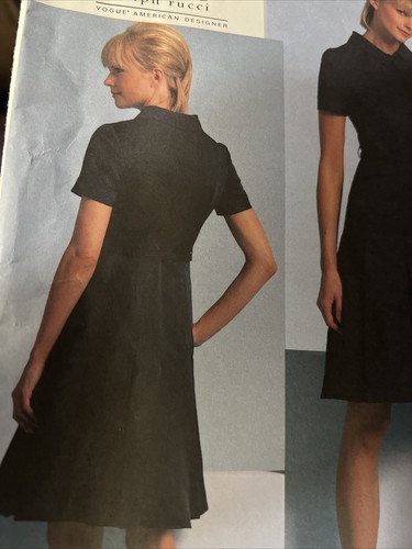 Vogue Sewing Pattern V1107 Misses' Dress Chado Ralph Rucci Sizes 6 8 10 12 Uncut - Picture 2 of 7