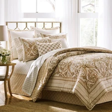 Laura Ashley Home Almeida Pillow Sham Euro 26x26" New in Package Set of 2