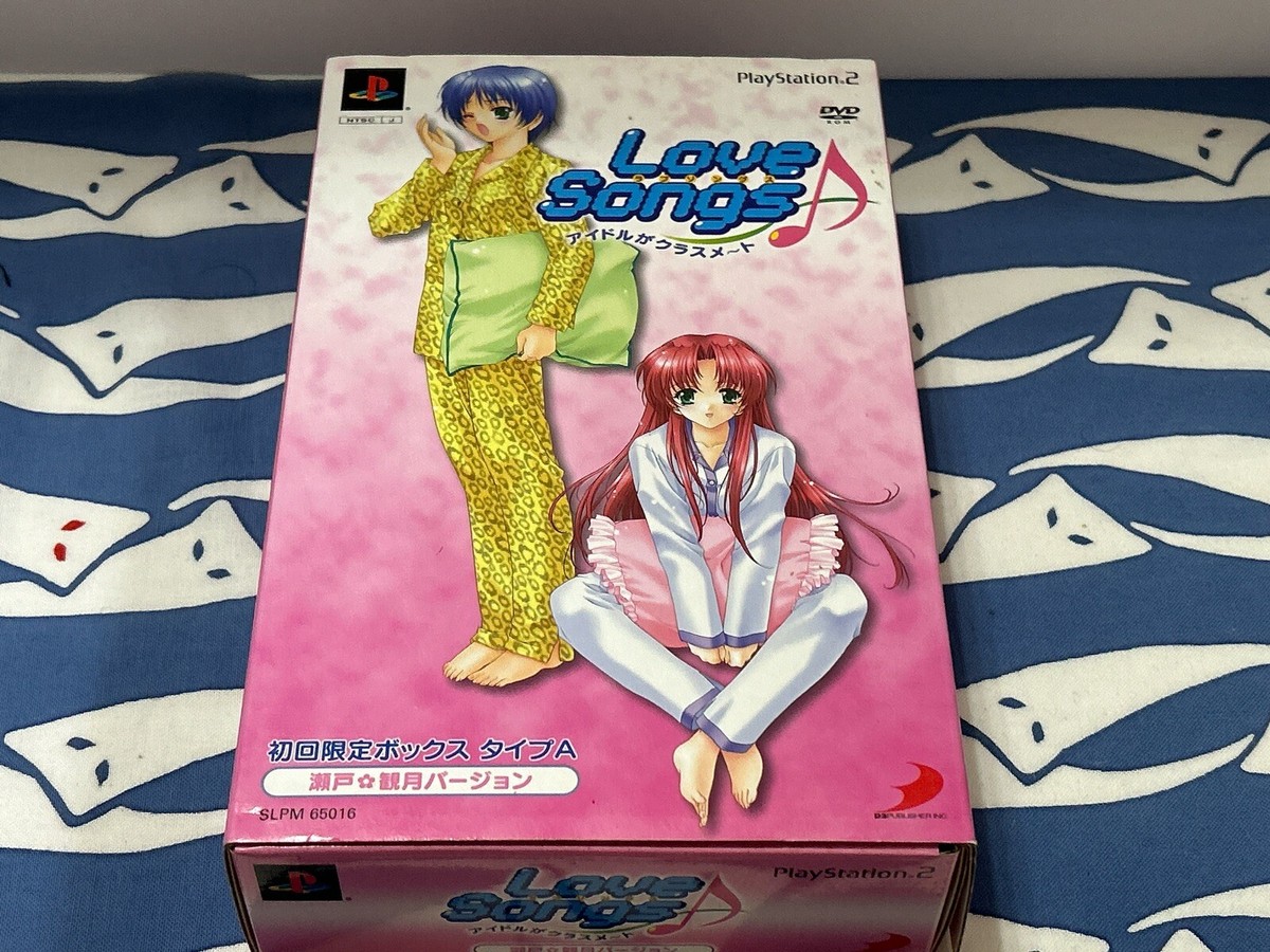 PS 2 Love Songs First Limited Edition Type A Play Station 2 PS 2 Love Songs First Limited Edition Type A Play Station 2