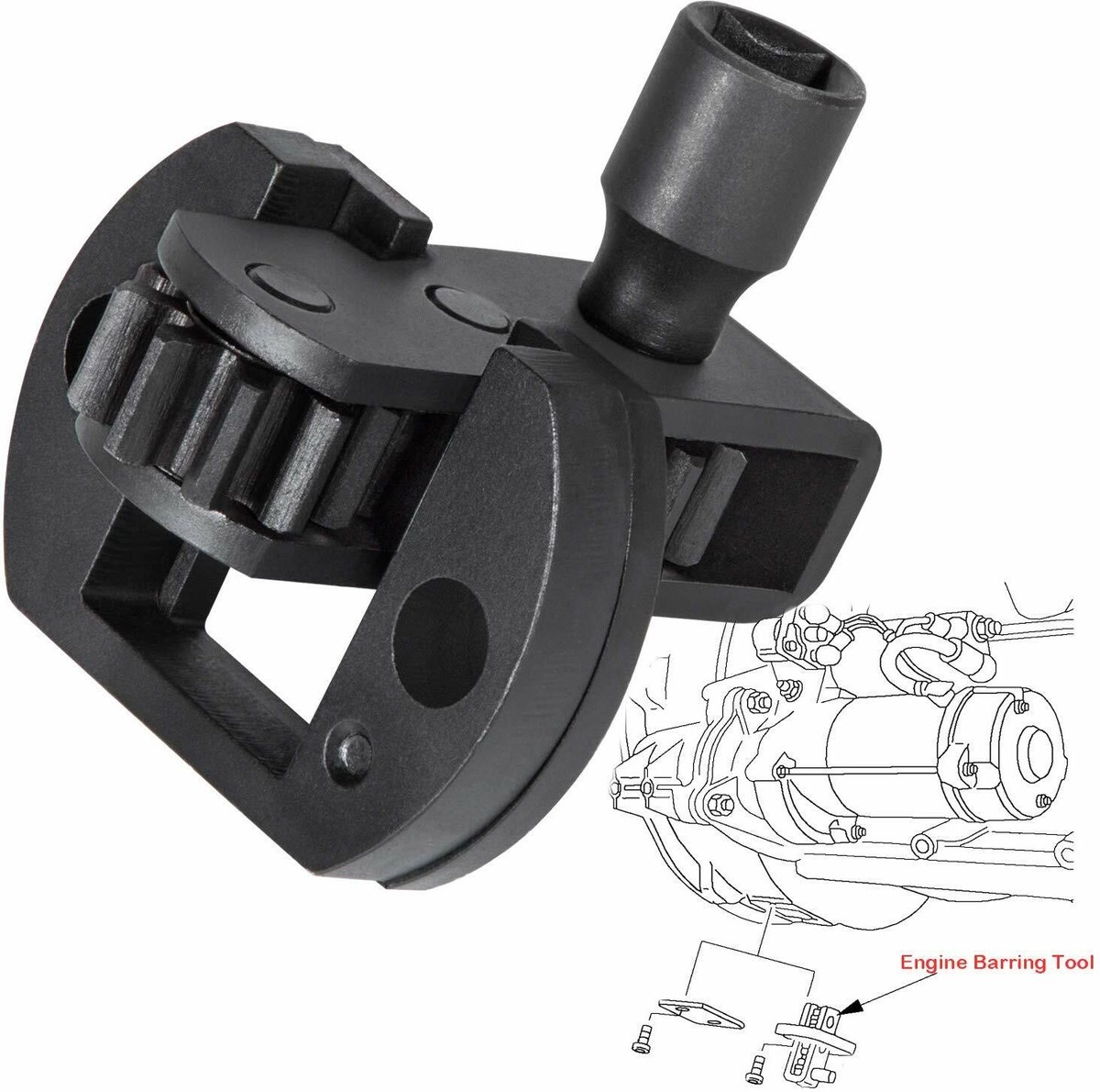 J-46392 Engine Barring Tool W904589046300 for Detroit Diesel DD13