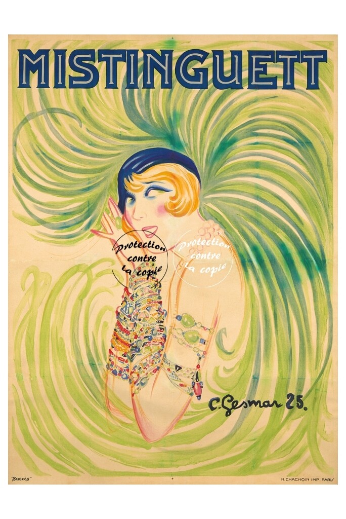 SPECTACLE MISTINGUETT Rf0527 - POSTER HQ 50x70cm d'une