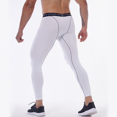 Pantaloni a compressione atletica da uomo leggings lunghi strato base corsa allenamento sport - Foto 20 di 25