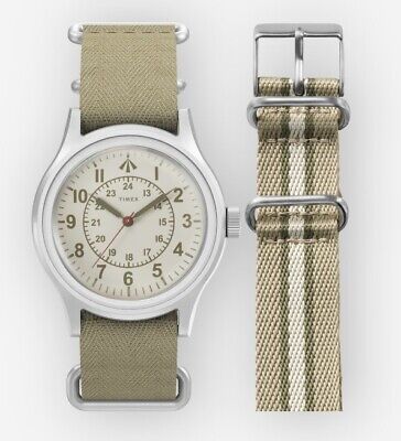 Nigel Cabourn X Timex Desert Watch: 2 Straps, Bag, Unworn Nigel Cabourn X Timex Desert Watch: 2 Straps, Bag, Unworn