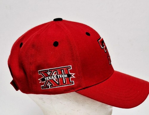 Texas Tech Red Raiders Ballcap One Size Fits Most Licensed Product Hook and Loop - Picture 2 of 6