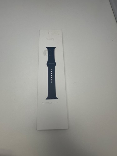 Genuine Apple Watch Sport Band 38mm 40mm 41mm Abyss Blue MKUE3AM/A Rare! - 第 1/3 張圖片
