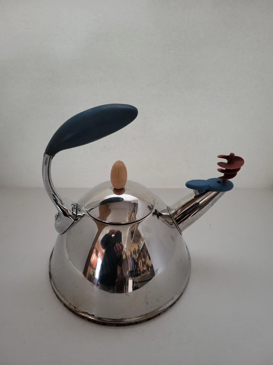 Michael Graves Teapot Tea Kettle Spinning Whistle Stainless
