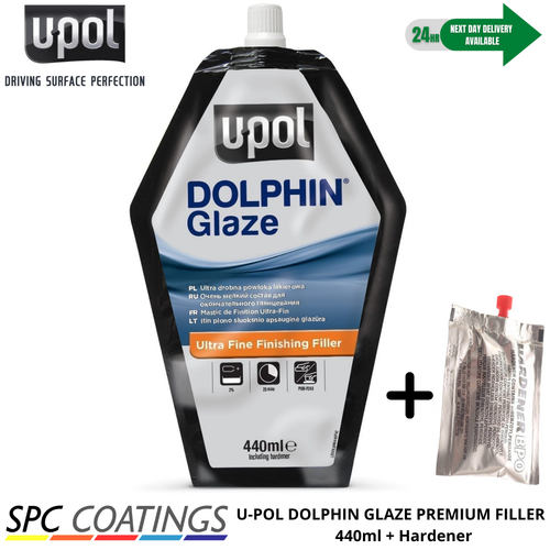 Dolphin Glaze UPOL Body Filler Stopper Car Repair Putty Hardener UPOL