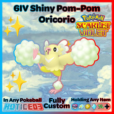 ✨ Shiny Pom-Pom Oricorio 6IV ✨ Pokemon Scarlet & Violet 🚀 Fast 🚀