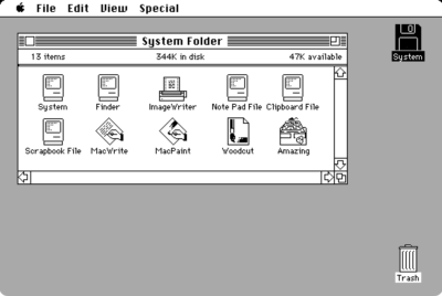 Apple Macintosh Startup Disk for Vintage Mac - System 1.1 w