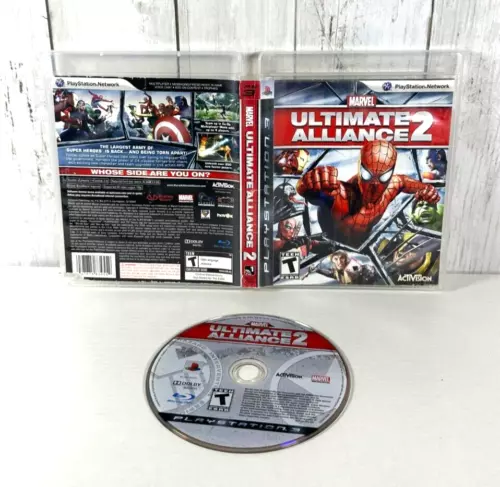 Marvel: Ultimate Alliance 2 (PlayStation 3, 2009) PS3 - No Manual