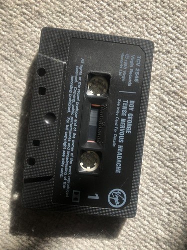 BOY GEORGE "Tense Nervous Headache" VIRGIN (TCV2546) RARE UK 1988 CASSETTE TAPE - Picture 3 of 3