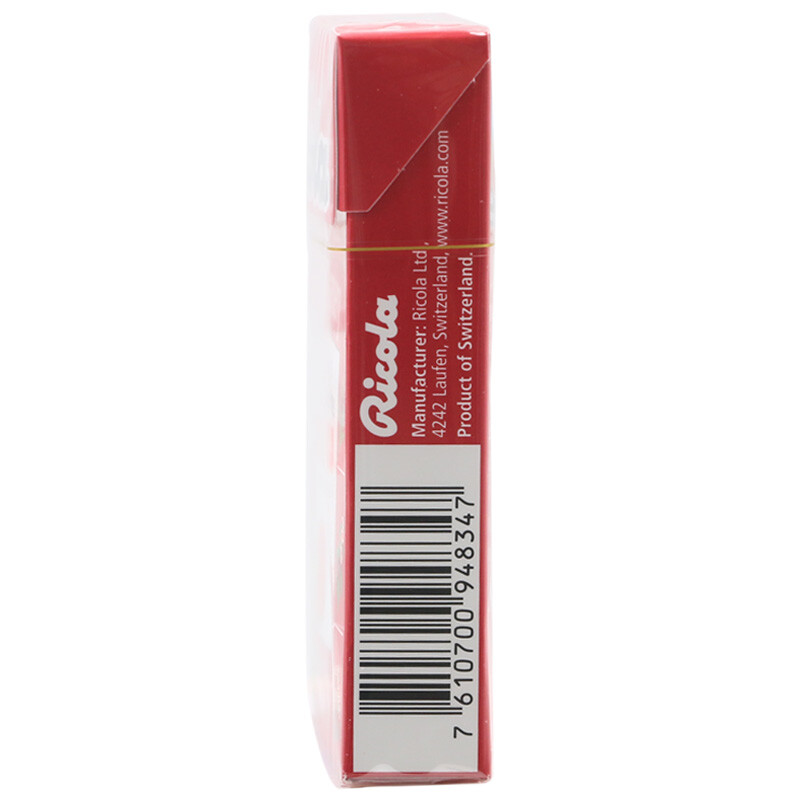 Rico　フォロー割 Ricola Cranberry Swiss Herb Lozenges Candy Sugar Free Soothing
