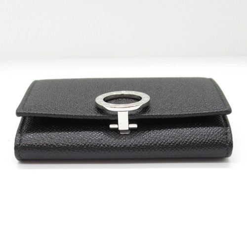 BVLGARI tarjetero estuche 30420 Z piel de becerro SHW Negro NUEVO unisex - Imagen 7 de 10