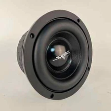 USED SKAR AUDIO EVL-65 D4 6.5" DUAL 4 OHM 400W MAX POWER SUBWOOFER