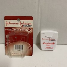 Johnson  Johnson Reach Cinammon Clean Burst Waxed Floss Vintage