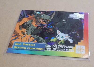 DIGIMON Trading Card Animated Series MetalGreymon vs. Devidramon