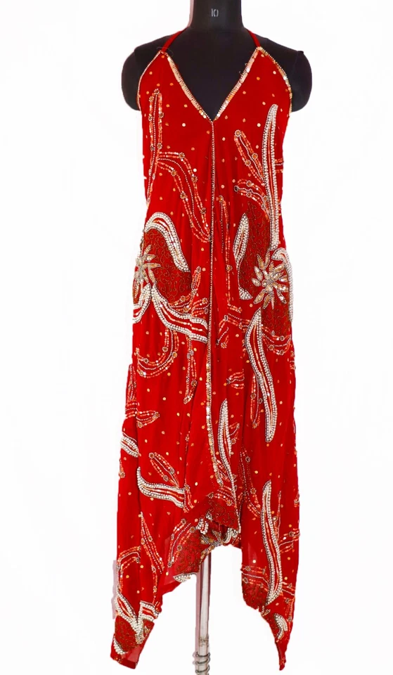 Wholesale Lot 50 Boho Maxi Dress Evening Gown,70's 80s Disco Sexy Holiday Dress - Image 2 of 4