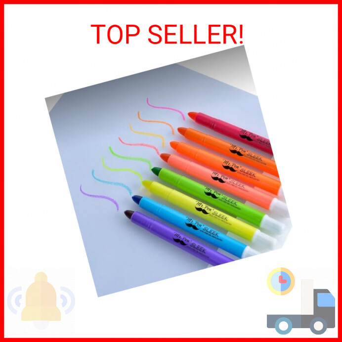Iluminador En Gel Mr. Pen, Paquete De 8, Colores Pastel, Bib | Envío gratis