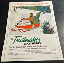 RARE 1966 SKI-BIRD TRAILMAKER SNOWMOBILE SALE...