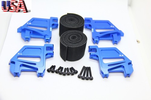 FOR Hot Racing Traxxas Xmaxx 30mm Straps Aluminum Tall Battery Hold-Downs 126M06