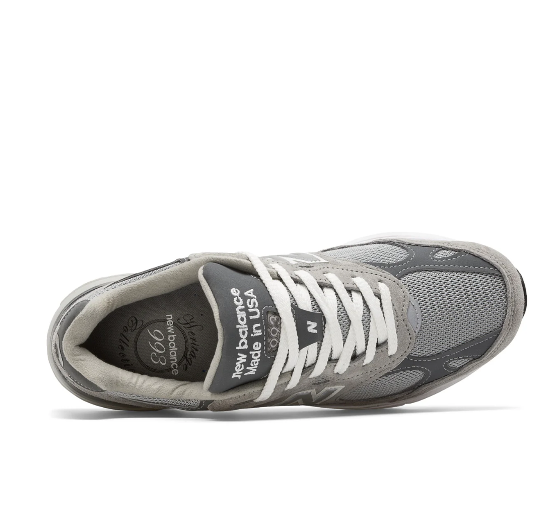 Size 12 - New Balance 993 Gray White for sale online | eBay display picture 1