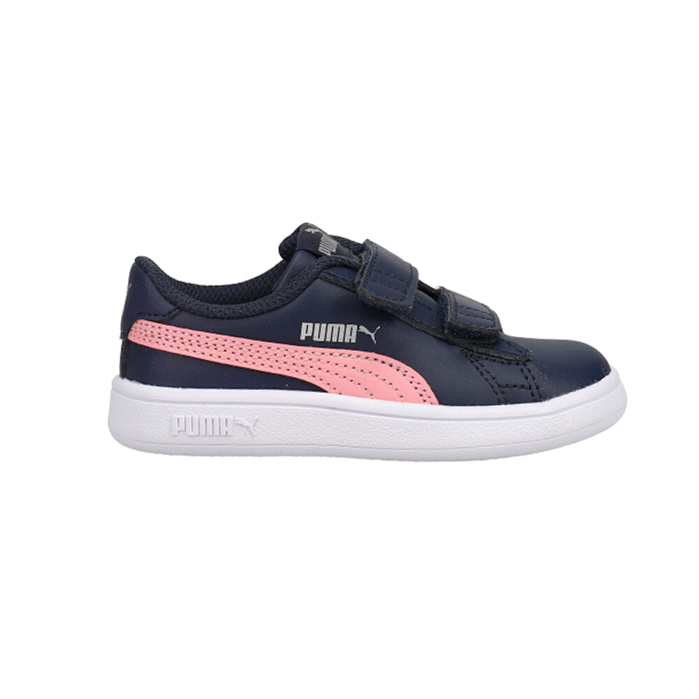 Кроссовки Puma Smash V2 Slip On для маленьких девочек, размер 4 М, Повседневная обувь 365174-32