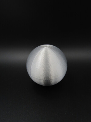 Sphere Spherical Basic Plain Smooth 3D Printed Model Geometric Statue Sculpture
