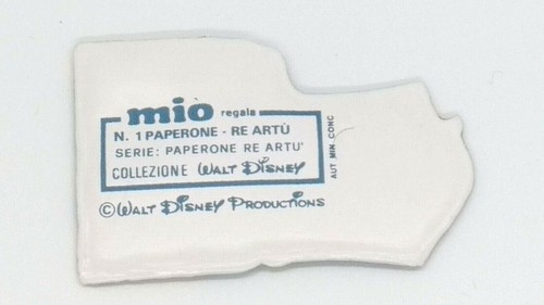 FIGURINA MIO LOCATELLI SERIE paperino re artù plasteco SINGOLE - Picture 4 of 16