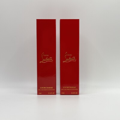 2X Christian Loubotin LOUBICHARME Eau De Parfum Intense 0.14oz Each New!