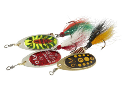 DAM Effzett Standard Spinner Dressed Size #3 6g Lure COLORS