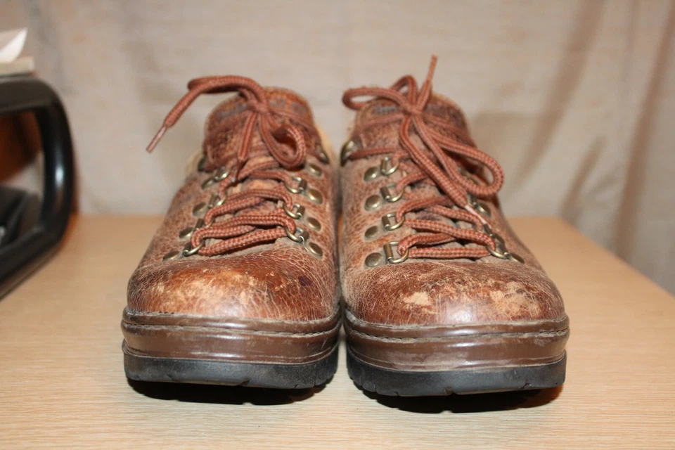 Zapatos de senderismo de cuero Timberland Oxford vintage años 90 para mujer EE. UU. 10 #69344 Foto 2 de 4